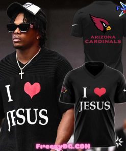 Arizona Cardinals “I Love Jesus” T-Shirt