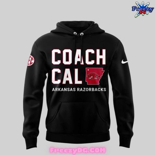 Arkansas Razorbacks Coach John Calipari 2024 Black Hoodie