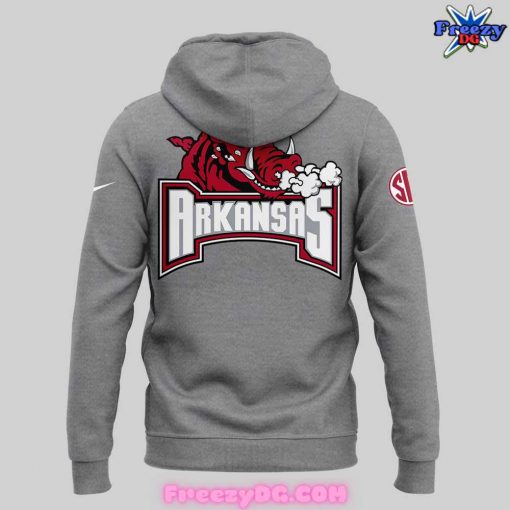 Arkansas Razorbacks Coach John Calipari 2024 Gray Hoodie