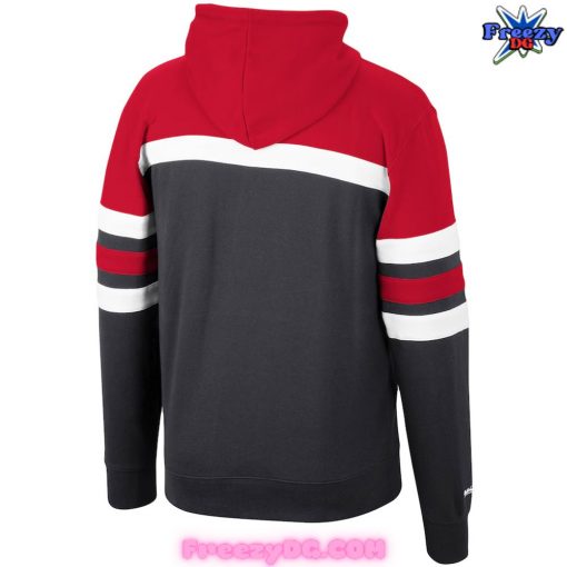 Atlanta Falcons Head Coach Mitchell & Ness Black Red Hoodie