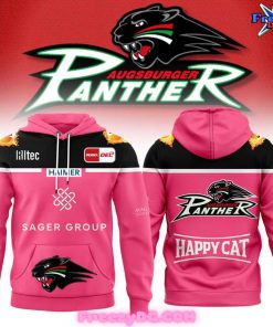 Augsburger Panther Happy Cat 2024 Pink Hoodie