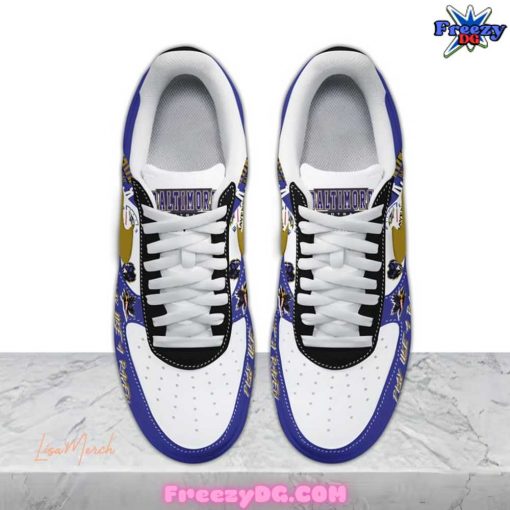 Baltimore Ravens Play Like A Raven Nike Air Force 1