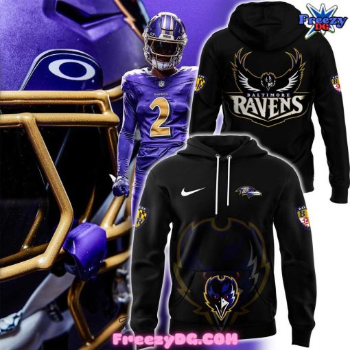 Baltimore Ravens x Fanatics 2024 Black Hoodie