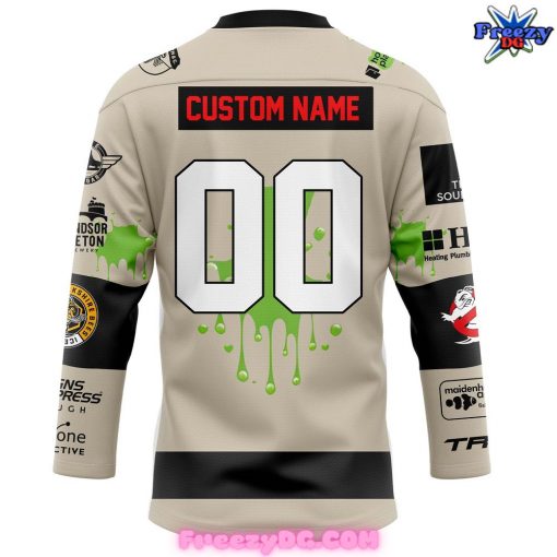 Berkshire Bees x Ghostbusters Halloween 2024 Hockey Jersey