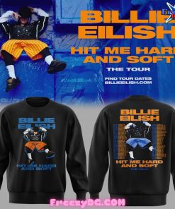 Billie Eilish Hit Me Hard And Soft Black Sweatshirt