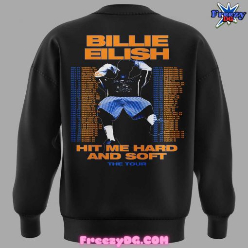 Billie Eilish Hit Me Hard And Soft Black Sweatshirt