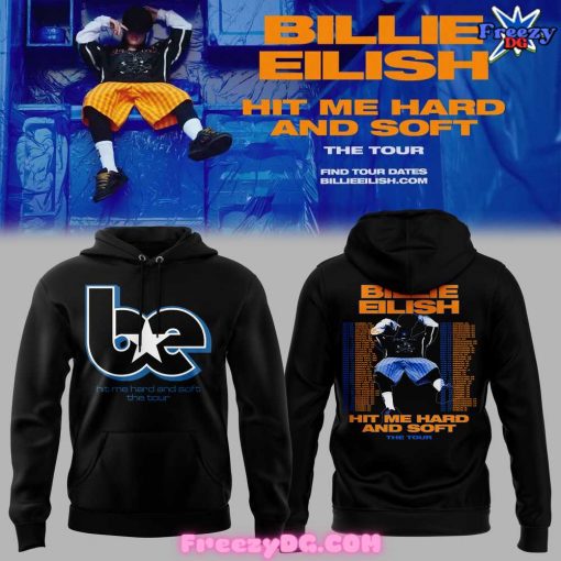 Billie Eilish Hit Me Hard And Soft The Tour Black Hoodie