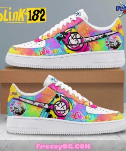 Blink-182 Dammit Graffiti Nike Air Force 1