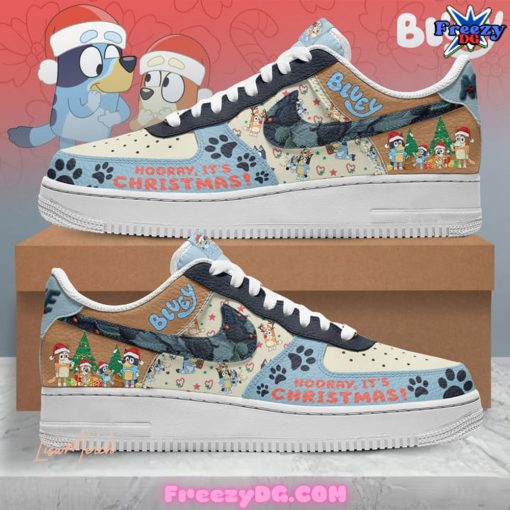 Bluey Hooray It’s Christmas Nike Air Force 1