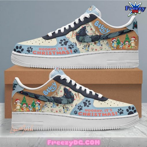 Bluey Hooray It’s Christmas Nike Air Force 1