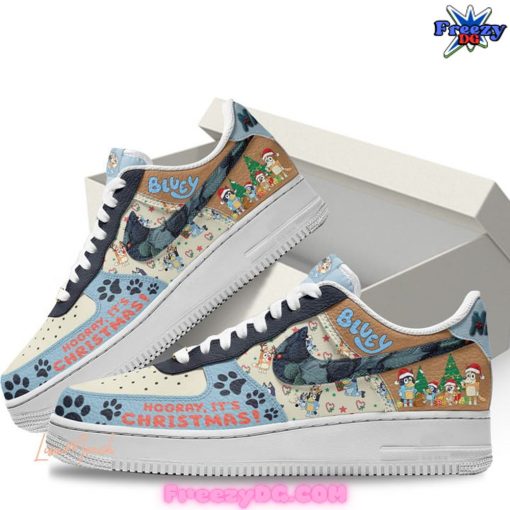 Bluey Hooray It’s Christmas Nike Air Force 1