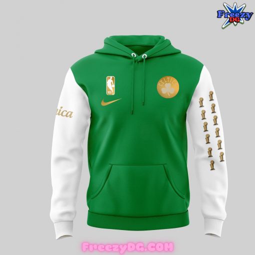 Boston Celtics 18X NBA Champions Special Green Hoodie