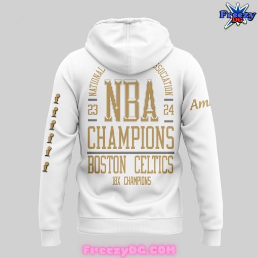 Boston Celtics 18X NBA Champions Special Hoodie