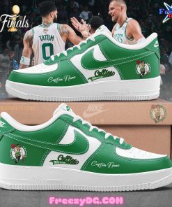 Boston Celtics Customize Nike Air Force 1