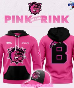 Brantford Bulldogs x Pink in the Rink Night 2024 T-Shirt