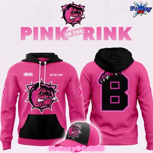 Brantford Bulldogs x Pink in the Rink Night 2024 Hoodie