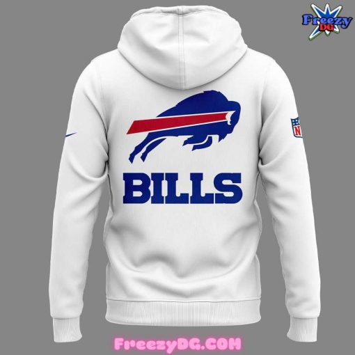 Buffalo Bills NFL Game Player 2024 White Hoodie