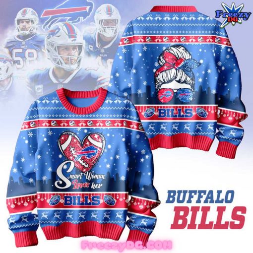 Buffalo Bills Smart Woman LOVE Her Sweater