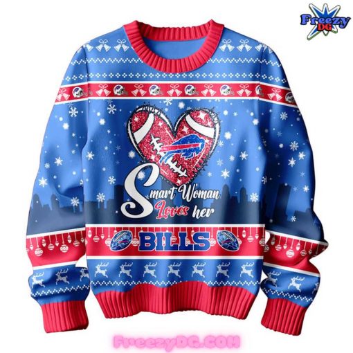 Buffalo Bills Smart Woman LOVE Her Sweater