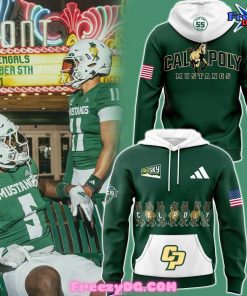 Cal Poly Mustangs Big Sky 2024 Green Hoodie