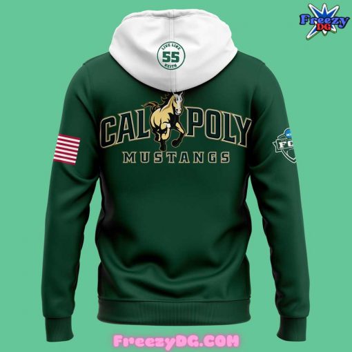 Cal Poly Mustangs Big Sky 2024 Green Hoodie