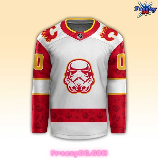 Calgary Flames x Star Wars Night 2024 Custom Hockey Jersey