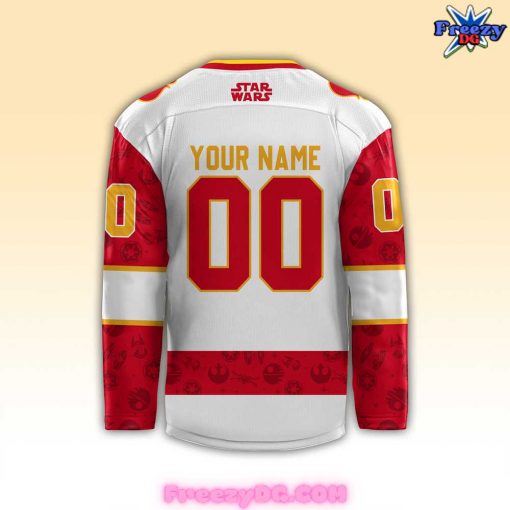 Calgary Flames x Star Wars Night 2024 Custom Hockey Jersey