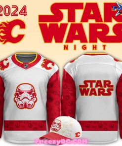 Calgary Flames x Star Wars Night 2024 Hockey Jersey