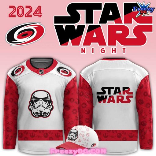 Carolina Hurricanes x Star Wars Night 2024 Hockey Jersey