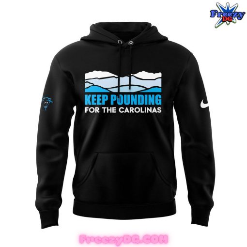 Carolina Panthers Keep Pounding 2024 Black Hoodie