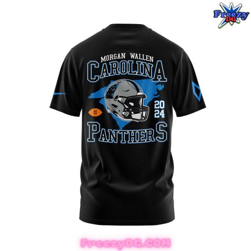 Carolina Panthers Morgan Wallen 2024 Black T-Shirt