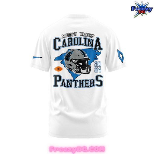 Carolina Panthers Morgan Wallen 2024 White T-Shirt