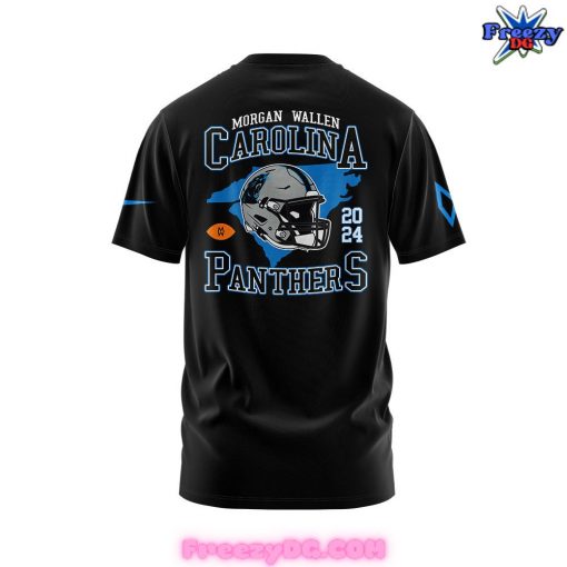 Carolina Panthers x Morgan Wallen 2024 Black T-Shirt