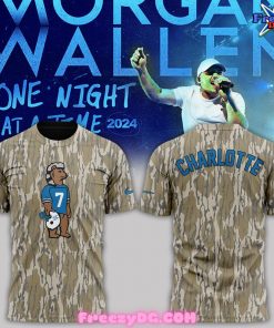 Carolina Panthers x Morgan Wallen 2024 Camo T-Shirt