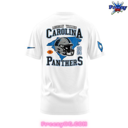 Carolina Panthers x Morgan Wallen 2024 White T-Shirt