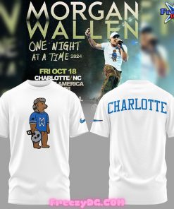 Carolina Panthers x Morgan Wallen Charlotte 2024 White T-Shirt