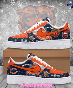 Chicago Bears Merry Christmas Nike Air Force 1