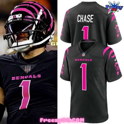 Cincinnati Bengals Breast Cancer 2024 Football Jersey