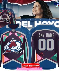 Colorado Avalanche Hispanic Heritage Month 2024 Hockey Jersey