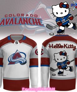 Colorado Avalanche x Hello Kitty 2024 Hockey Jersey