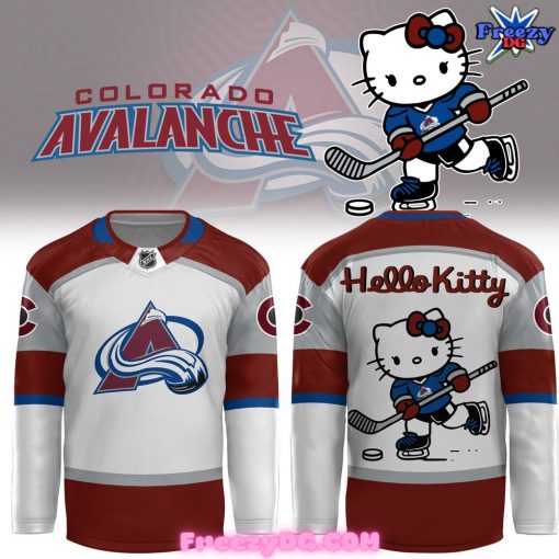 Colorado Avalanche x Hello Kitty 2024 Hockey Jersey