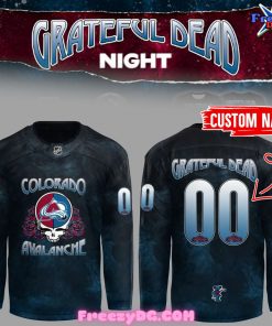 Colorado Avalanche x Grateful Dead Night 2024 Hockey Jersey