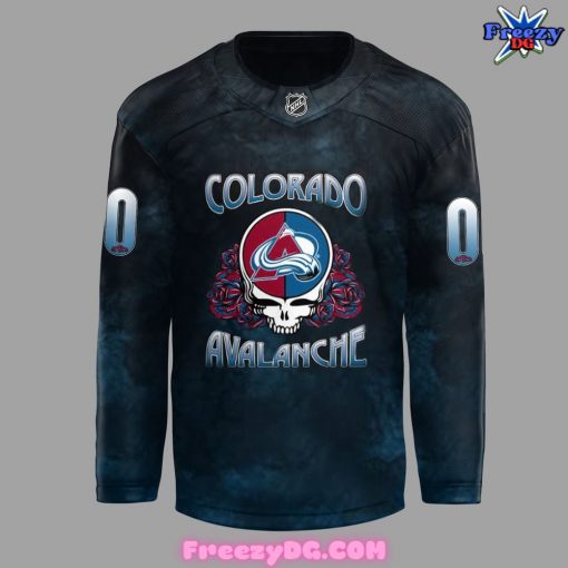 Colorado Avalanche x Grateful Dead Night 2024 Hockey Jersey