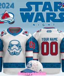 Colorado Avalanche x Star Wars Night 2024 Custom Hockey Jersey