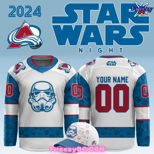 Colorado Avalanche x Star Wars Night 2024 Custom Hockey Jersey