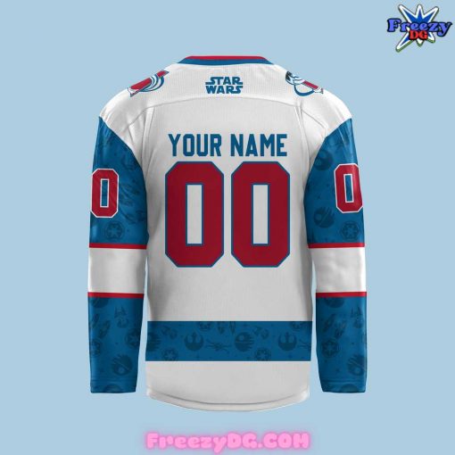 Colorado Avalanche x Star Wars Night 2024 Custom Hockey Jersey