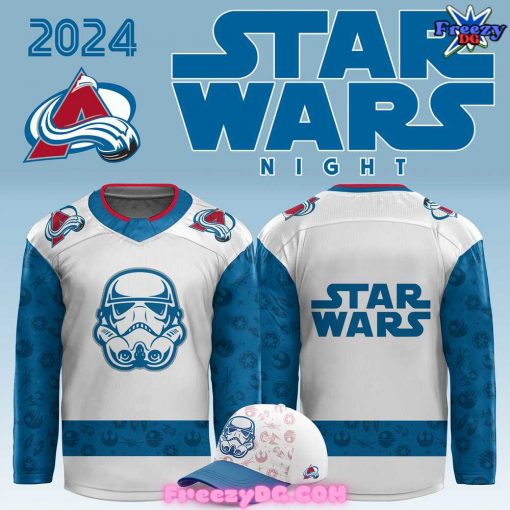 Colorado Avalanche x Star Wars Night 2024 Hockey Jersey