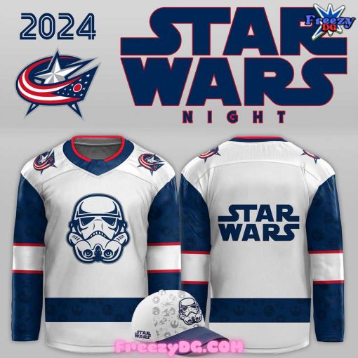 Columbus Blue Jackets x Star Wars Night 2024 Hockey Jersey