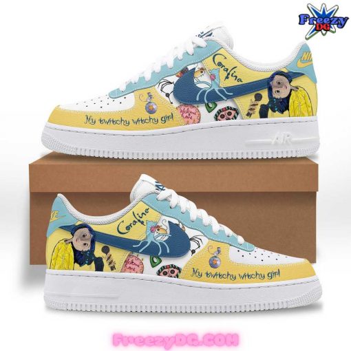 Coraline My Twitchy Witchy Girl Nike Air Force 1