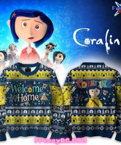 Coraline Welcome Home Christmas 2024 Sweater